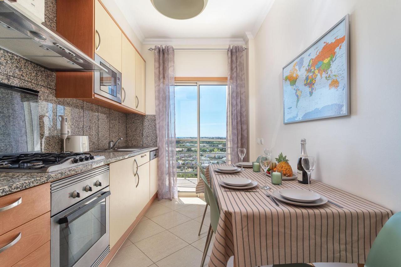 Bnb Homes Ocean View Apartment With Relax Terrace, 2 Swimming Pools & Tennis Court 阿尔布费拉 外观 照片